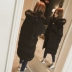 Chống mùa bông quần áo nữ dày 2018 mới Hàn Quốc phiên bản của mùa đông bông quần áo trong phần dài của sinh viên trên đầu gối giải phóng mặt bằng bông áo
