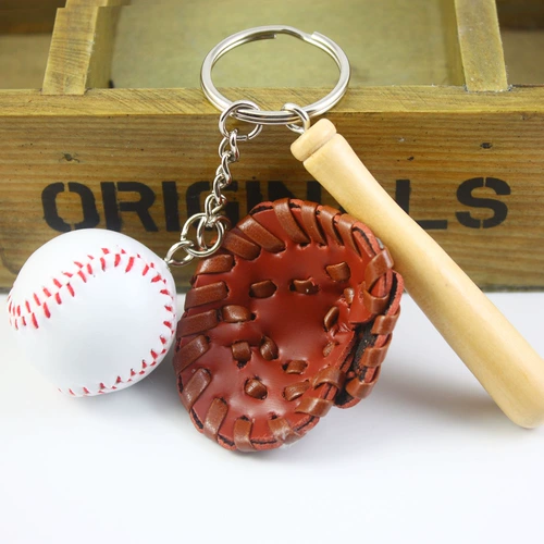 Бейсбольная подвеска, комплект, маленький сувенир, бейсбольный брелок, подарок на день рождения