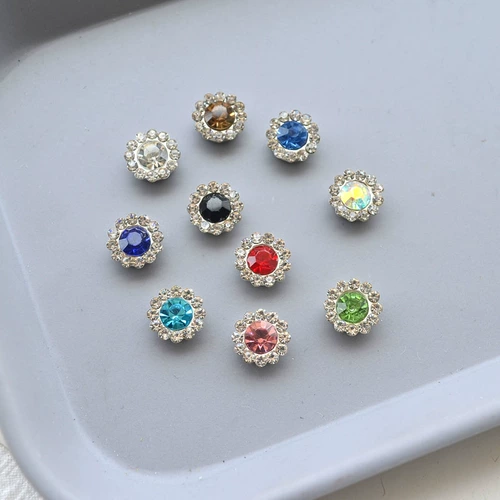 Двойная цветочная бриллиантовая аксессуары из 50-х кун-анал