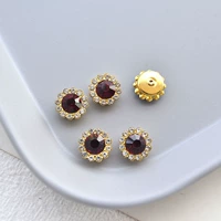 12 мм-50 кусочков темно-красного