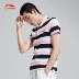 Li Ning áo ngắn tay nam 2018 mới thể thao loạt đời thể thao quần áo thể thao nam giản dị áo polo pierre cardin Áo polo thể thao