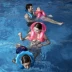 Trẻ em bơi vòng bơi Lê Bảo dày như cá nước bơi người lớn vòng học bơi trẻ em nổi lifesaving vòng bơi Cao su nổi
