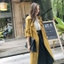 小 侨 JOFAY áo gió mùa thu quần áo nữ 2018 mới của Hàn Quốc phiên bản của áo dài tính khí phần mỏng áo ngắn Trench Coat