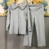 Mang thai cho con bú dịch vụ tại nhà 2019 mùa thu mới cho con bú quần áo phụ nữ mang thai bộ đồ ngủ cotton - Giải trí mặc / Mum mặc