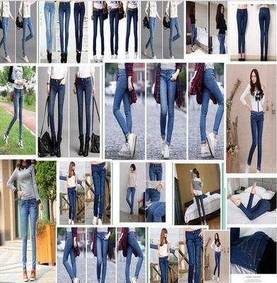 Street gian hàng cung cấp bán buôn mùa xuân của phụ nữ jeans thời trang Slim kích thước lớn ladies denim quần chợ đêm cửa hàng Quần jean