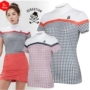 Ưu đãi đặc biệt 2019 hè mới Hàn Quốc mua quần áo golf nữ SEBASTIA * áo thun ngắn tay nửa cổ - Thể thao sau áo thể thao adidas