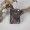 Thông tin chính da rám nắng khóa da lớp trên cùng ví da túi thẻ da lau tay retro trường hợp khóa - Trường hợp chính bóp nữ mini