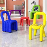 Скандинавский дизайнерский современный стульчик для кормления для отдыха, популярно в интернете