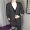 Bộ đồ mùa thu phù hợp với nam Slim tay áo dài miễn phí ủi mỏng hai mảnh vá đêm khách sạn khách sạn làm việc thiết lập - Suit phù hợp suit nam