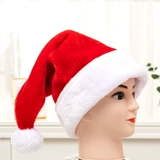 Высококлассная бархатная детская рождественская шапка для взрослых для пожилых людей, украшение, аксессуар для волос