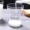 Cốc nước thủy tinh borosilicate cao với cốc thủy tinh chịu nhiệt gia đình dày lên chống nổ tròn vui vẻ cốc hoa cốc đơn - Tách