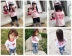 2018 mùa hè trẻ em mới của quần áo bé trai và bé gái chị em mẫu giáo dễ thương in T-Shirt net đỏ ngắn tay T-Shirt
