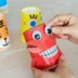 Tự làm giấy màu cốc dán mẫu giáo sáng tạo câu đố thủ công giấy dán cốc sơn giấy tấm vật liệu gói đồ chơi cho bé 2 tuổi Handmade / Creative DIY