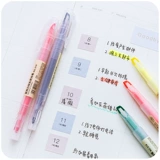 Двойная флуоресцентная флуоресцентная ручка -конфеты маркировка ручка для детей Key Thin Head Student