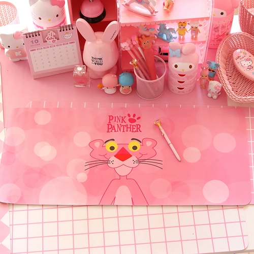 Розовая мультяшная милая мышка, украшение для школьников, водонепроницаемый коврик для рабочего стола