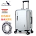 Kangaroo nhôm kinh doanh khung xe đẩy trường hợp nam vali nữ vali hộp sinh viên bánh xe phổ 20 22 24 26 vali xách tay Va li