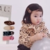 Hàn Quốc trẻ em phụ kiện tóc bé kẹp tóc bé BB clip da báo cô gái công chúa vương miện headband tóc vòng đầu dây kẹp tóc con bướm Phụ kiện tóc