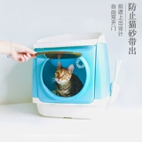 Бесплатная доставка фракция может быть Pakeway Tomcat Free Cabe Cat Sand Pot Двойной длинный туалет с полным закрытым котом