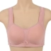 Chất liệu cotton mỏng không có vòng thép chống chói bra full cup sức khỏe vest đồ lót mẹ size lớn C cup bra Áo ngực không dây