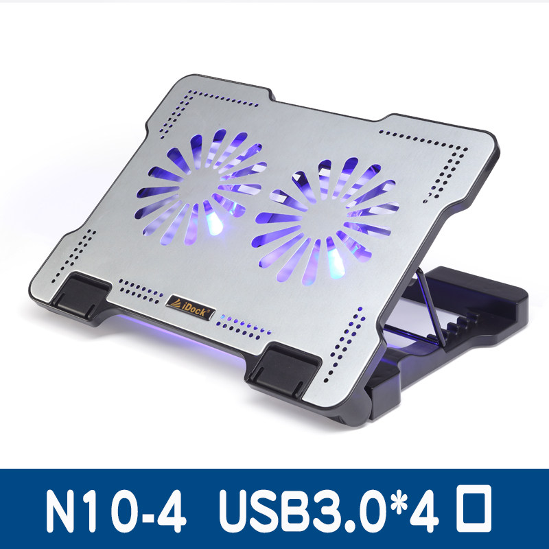 Охлаждающая подставка для ноутбука iDock N35 Silver с USB 3.0