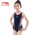 Li Ning 2018 đồ bơi trẻ em mới cho học sinh chuyên nghiệp áo tắm tam giác Xiêm đồ bơi bé gái Bộ đồ bơi của Kid