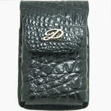 Зажигалка ручной работы, модный универсальный защитный чехол, крокодил, из натуральной кожи, защита при падении