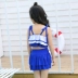 10-12-13-15 tuổi Trẻ em Hàn Quốc chia váy áo tắm nữ áo tắm bảo thủ - Bộ đồ bơi của Kid đồ nàng tiên cá cho be gái Bộ đồ bơi của Kid