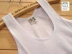 Hoa cúc thương hiệu áo sơ mi cũ cotton lỏng trắng hurd vest trung niên cổ tròn ngắn tay áo cotton nam kích thước lớn