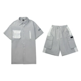 Оригинальный летний комплект, рубашка, шорты, штаны, коллекция 2021, короткий рукав