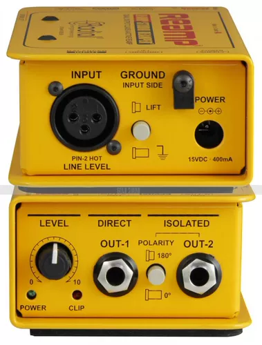 Spot Radial X-AMP REAMP Сингл/500-й серия Active A Enlarced Reamp до уровня