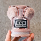 Детские демисезонные ботинки, флисовые короткие сапоги