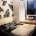 Nền vải ins treo tấm thảm tường bao gồm Bắc Âu phong cách tối giản thực vật ảnh neo phòng ngủ phòng khách vải trang trí