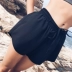 Phần mỏng chống nhẹ chạy bộ quần short thể dục co giãn cao thấm mồ hôi nhanh khô yoga thoáng khí thể thao quần nóng nữ mùa hè - Quần thể thao Quần thể thao