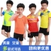 Quần áo cầu lông trẻ em mùa hè phù hợp với bé trai và bé gái thể thao in quần áo bóng bàn trẻ em ngắn tay khô nhanh Phù hợp với trẻ em