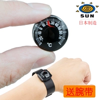 Японский водонепроницаемый портативный браслет для плавания, часы, мотоцикл, транспорт, маленький магнит на холодильник, термометр