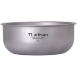 Титановый ремесленник на открытом воздухе Pure Titanium Soup Pot Pot Pot 1,6 л. Большой пропускной