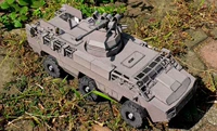 Tỷ lệ 1:35 Nam Phi mbombe chiến đấu xe bọc thép 3D mô hình giấy thủ công ba chiều DIY đính kèm mô tả giấy - Mô hình giấy mô hình xếp giấy 3d