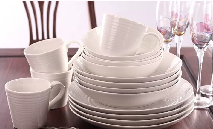 (Cross-border trading), ceramic set, royal tableware, dinner plate, 7 pieces