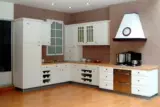 Переходящие дверные панели, кварцевый каменный стол в целом кухонный шкаф индивидуальный дизайн гардероба Золотая медаль настройка полная настройка