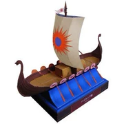 Mô hình giấy thủ công 3D Mô hình giấy DIY Ship Mô hình tàu cướp biển Mô tả giấy