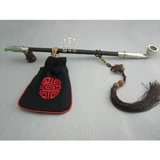 Старомодная медная длинная курительная трубка