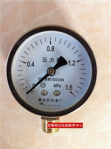 Воздушный компрессор Воздушный насос Y60 Таблица давления 0-1.6 МПа давление давление горячее продажа давления воды
