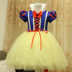 Halloween Girl Snow White Váy Tutu Tay áo ngắn Trẻ em Quần áo Váy Disney Trang phục Hoa Girl Girl Wedding Dress quần áo cho bé gái Trang phục