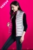 Chống mùa giải phóng mặt bằng xuống áo khoác của phụ nữ trọng lượng nhẹ đoạn ngắn kích thước lớn hai mặt vest vest màu rắn Hàn Quốc phiên bản của áo gi lê mỏng Áo vest