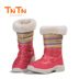 TNTN Hàn Quốc phiên bản của ngoài trời mùa đông dày thường đông bắc xuống không thấm nước cao ống len giày của phụ nữ chống trượt tuyết bông khởi động Khởi động ngoài trời
