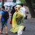 Dùng một lần áo mưa nam chia poncho mưa dày quần cardigan nữ cưỡi để tăng du lịch người lớn không thấm nước