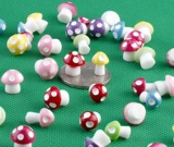 Микро пейзаж, реалистичное украшение для ногтей с грибочками-гвоздиками, большой набор материалов, DIY