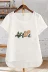 2018 mùa hè của phụ nữ nghệ thuật văn học hoang dã thêu T-Shirt nữ ngắn tay vòng cổ áo thun lỏng giả cotton và linen áo t-shirt Áo phông