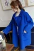 Hàn quốc phiên bản của 2017 mùa thu và mùa đông sinh viên mới loose 毛 loại len dài coat của phụ nữ dày áo len áo khoác nữ Trung bình và dài Coat