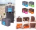 Túi hành lý xách tay có thể được thiết lập xe đẩy túi du lịch lưu trữ túi xe đẩy trường hợp túi người đàn ông và phụ nữ túi du lịch túi du lịch vali hồng Vali du lịch